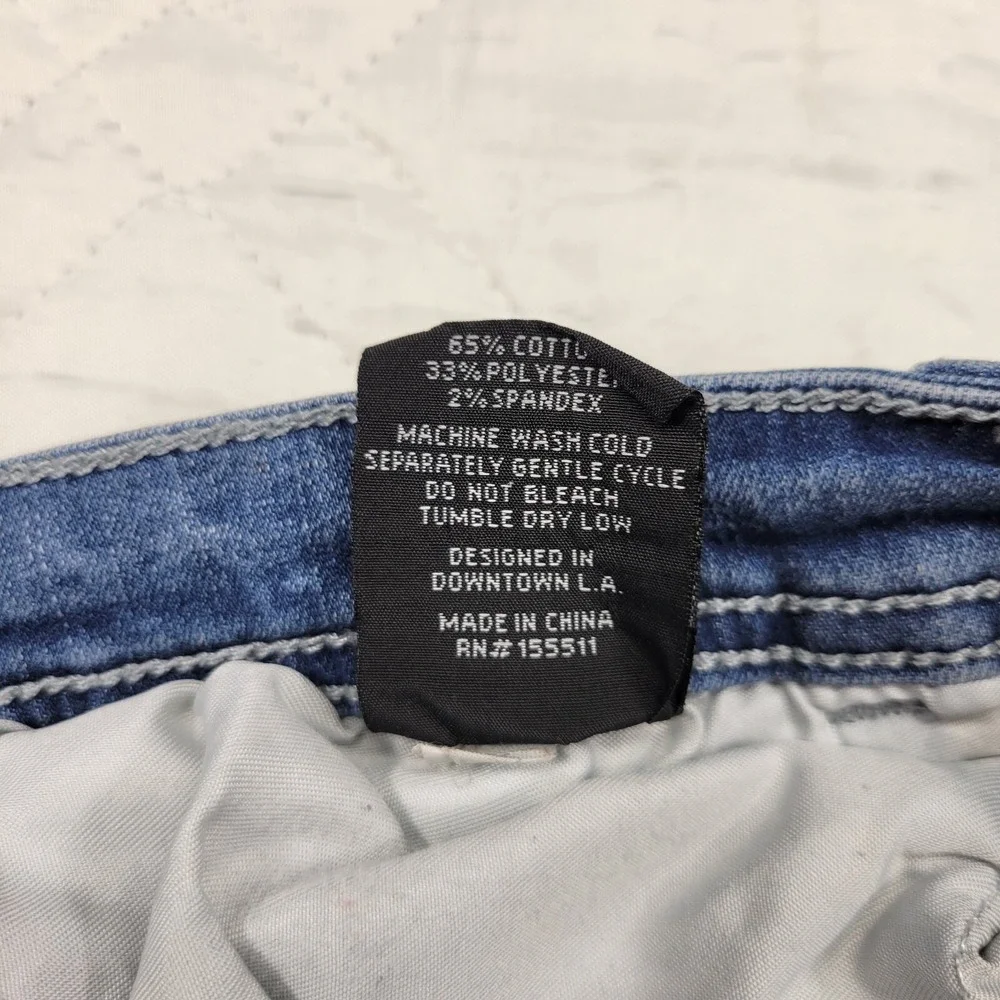 RAW Supply Goods distressed skinny fit blue jeans‎ men's 36X32
